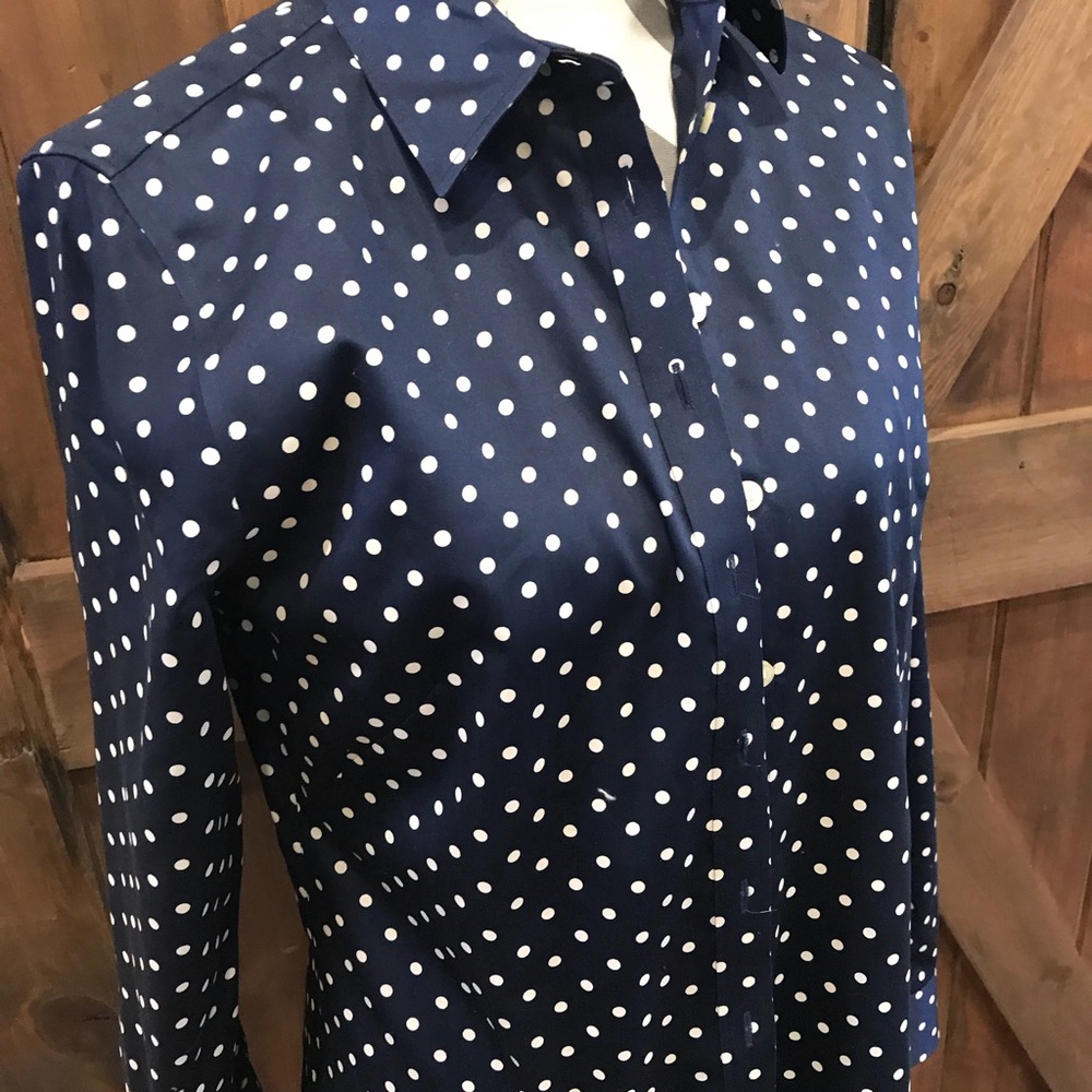 Banana Republic Women’s 10 Fitted non iron top